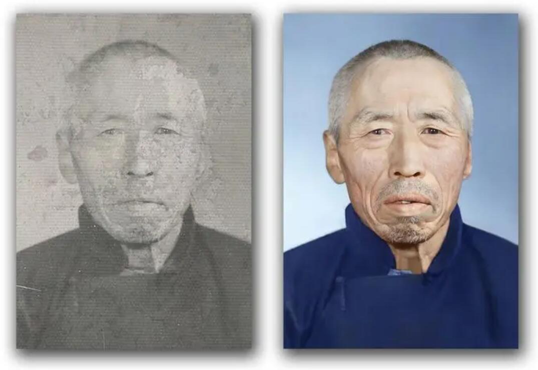 彭场镇破损照片修复-56